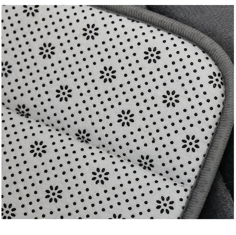 Tapis microfibre antidérapant ultra absorbant bandes